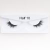 1Pair Mink Half Lashes Soft Thick Eye End Lengthening Faux Eyelashes Natural Long Handmade Eyelash Cross Curl 3D Lash For Makeup