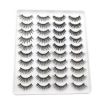 20 Pairs Mink Lashes Natural False Eyelashes Dramatic Volume Fake Lashes Soft Thick Long Eyelashes Wispy Makeup Extension 2022