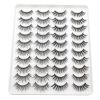 20 Pairs Mink Lashes Natural False Eyelashes Dramatic Volume Fake Lashes Soft Thick Long Eyelashes Wispy Makeup Extension 2022