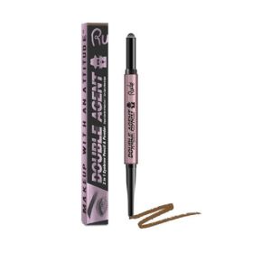 RUDE Double Agent 2 in 1 Eyebrow Pencil & Powder (Color: Hazel)