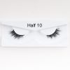 1Pair Mink Half Lashes Soft Thick Eye End Lengthening Faux Eyelashes Natural Long Handmade Eyelash Cross Curl 3D Lash For Makeup